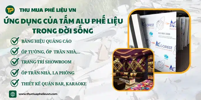 Úng dụng của tấm alu phế liệu trong đời sống.