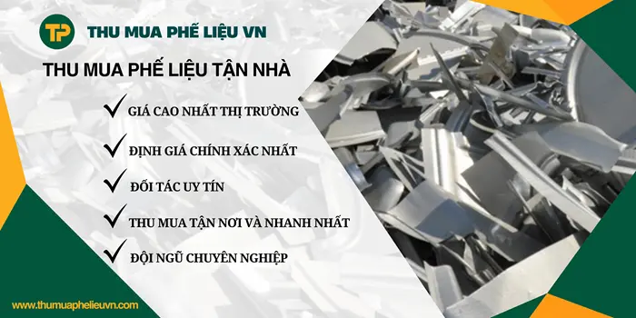 Thu Mua Phế Liệu VN thu mua phế liệu tận nhà, tận xưởng.